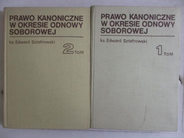Prawo kanoniczne w okresie odnowy soborowej, Tom I-II