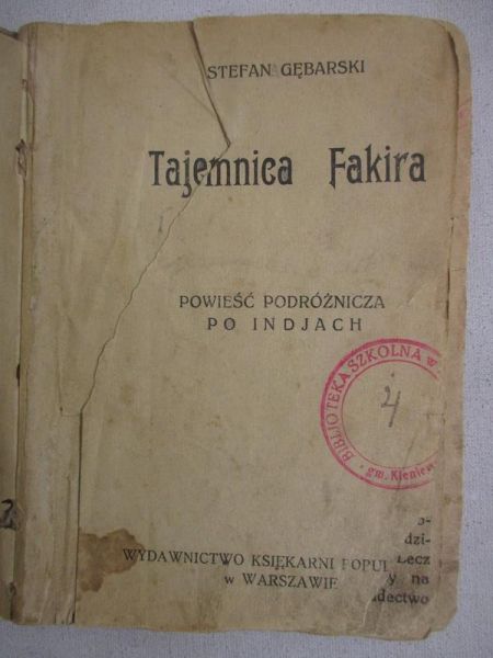 Tajemnica Fakira, 1928r.