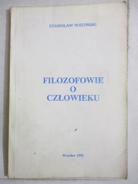 Filozofowanie o człowieku