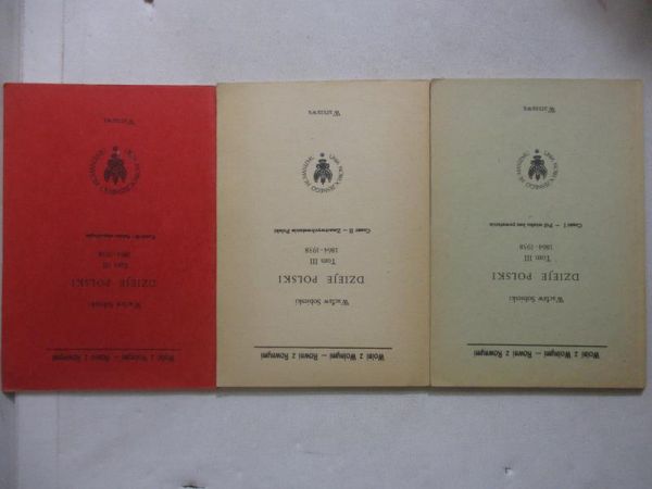 Dzieje Polski, T. III, cz. I-III, 1938 r.