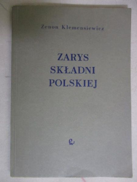 Zarys składni polskiej