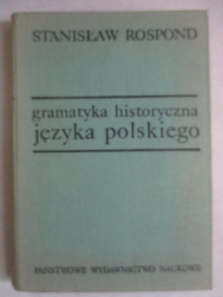 Gramatyka historyczna języka polskiego