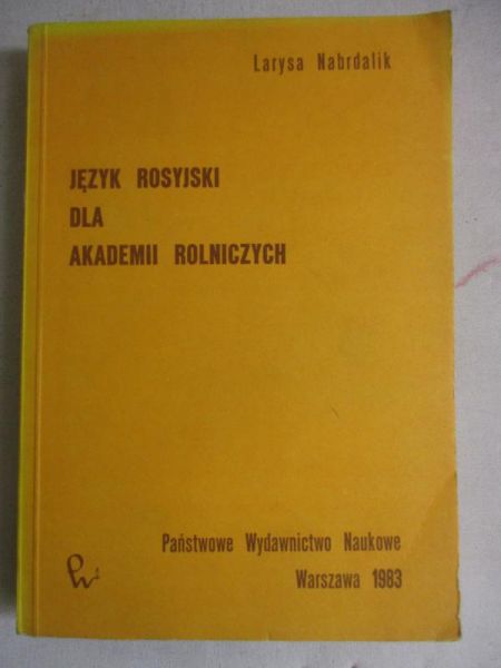 Nabrdalik Larysa - Język rosyjski dla akademii rolniczych