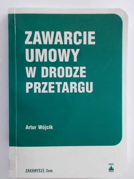 Zawarcie umowy w drodze przetargu