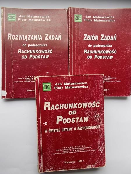 Rachunkowość od podstaw, III części