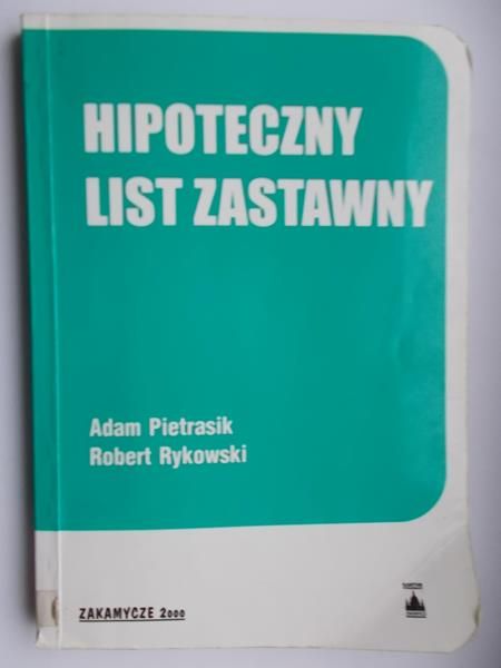 Hipoteczny list zastawny