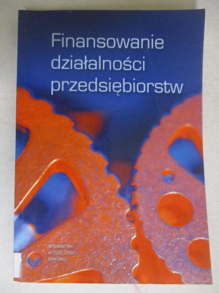 Finansowanie działalności przedsiębiorstw