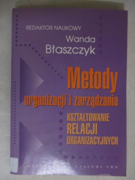 Metody organizacji i zarządzania