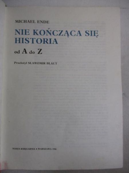 Ende Michael - Nie kończąca się historia
