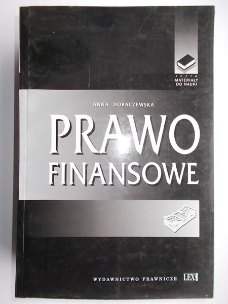Dobaczewska Anna - Prawo finansowe
