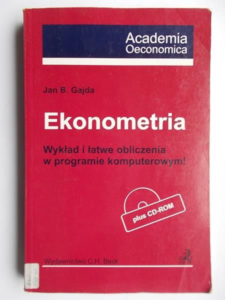 Gajda Jan B. -  Ekonometria