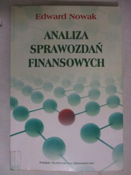 Nowak Edward - Analiza sprawozdań finansowych