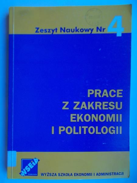 Prace z zakresu ekonomii i politologii
