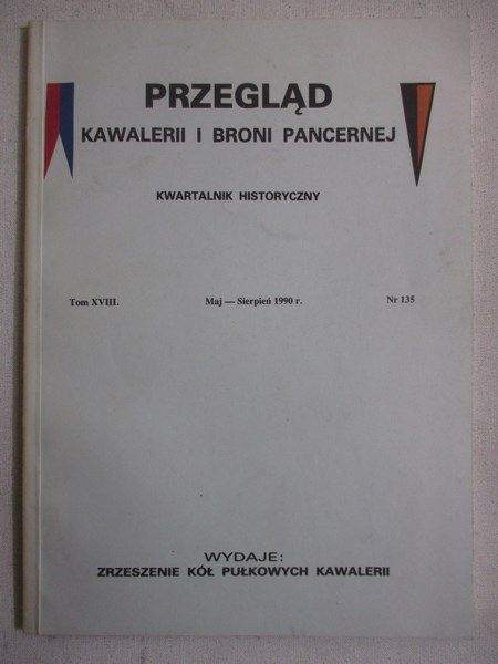 Przegląd kawalerii i broni pancernej, Tom XVIII