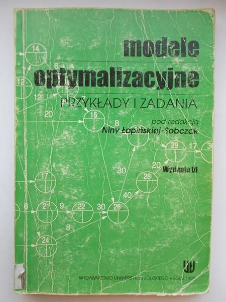 Modele optymalizacyjne.