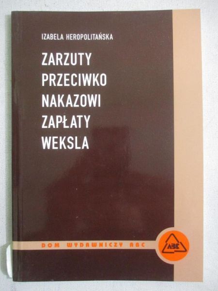 Zarzuty przeciwko nakazowi zapłaty weksla