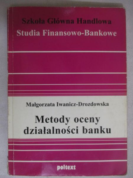 Metody oceny działalności banku