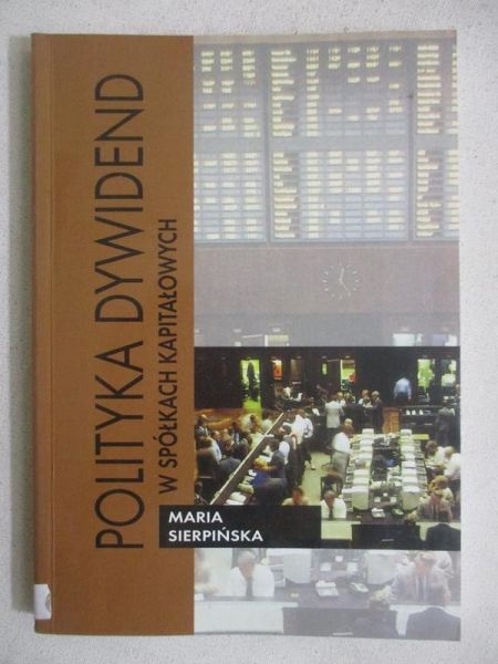 Polityka dywidend w spółkach kapitałowych