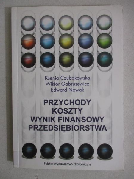 Przychody, koszty, wyniki finansowe przedsiębiorstwa