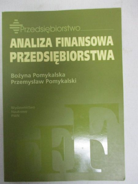 Pomykalska Bożyna - Analiza finansowa przedsiębiorstwa