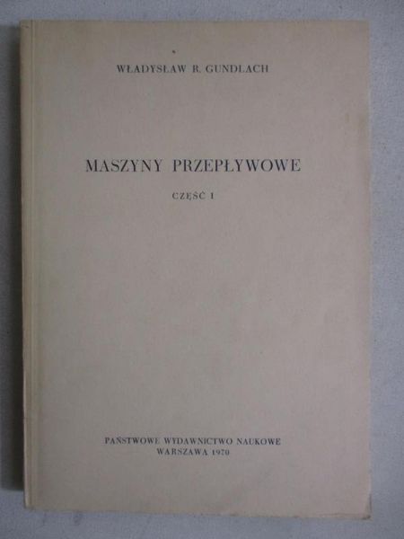Maszyny przepływowe, cz.1