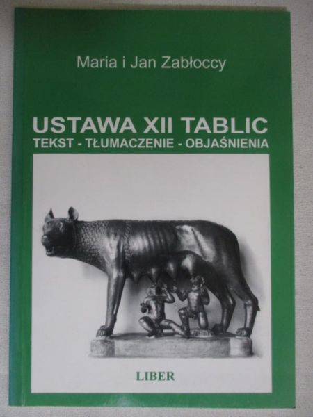 Zabłocka Maria - Ustawa XII Tablic