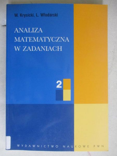 Analiza matematyczna zadania