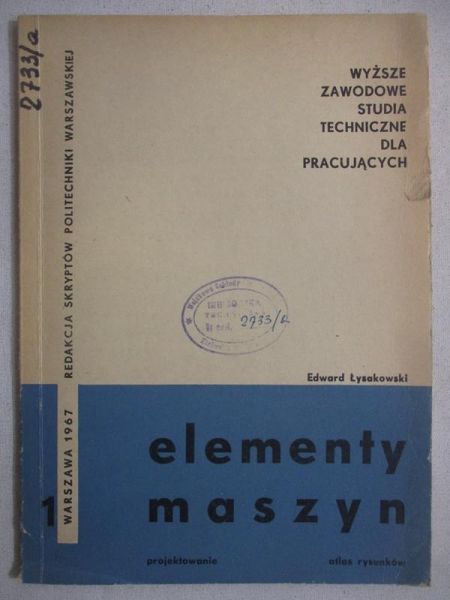 Elementy maszyn. Projektowanie cz. I