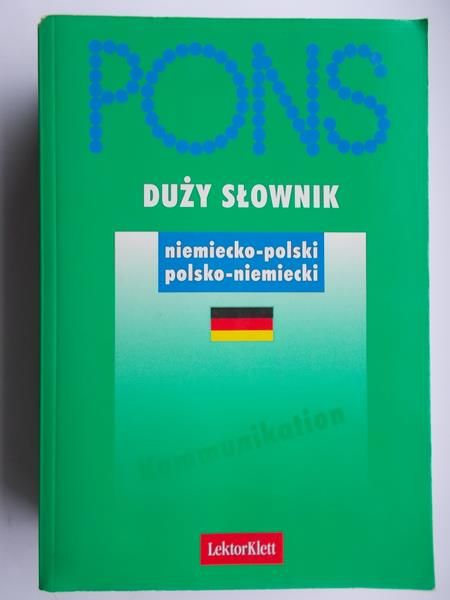 Duży słownik niemiecko- polski, Pons