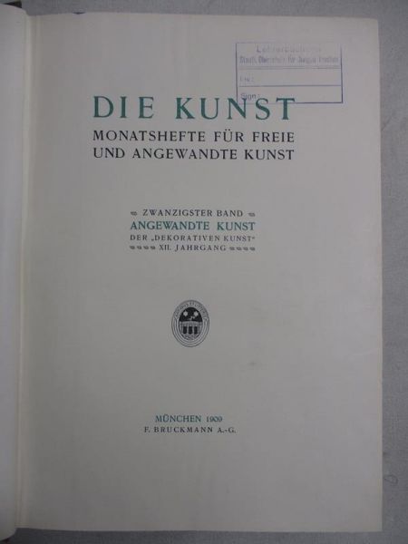 Die Kunst,1909r.