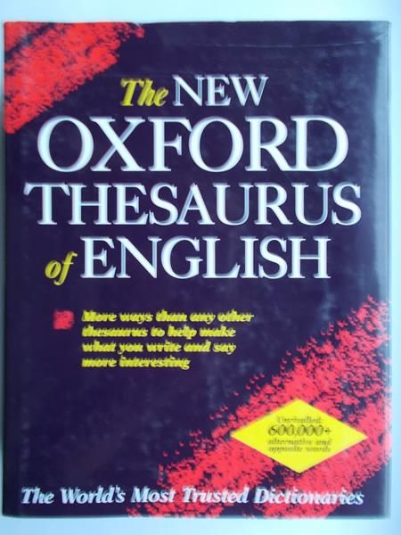 Hanks Patrick - The New Oxford Thesaurus of English