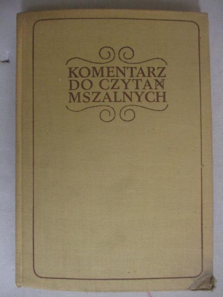Komentarz do czytań mszalnych