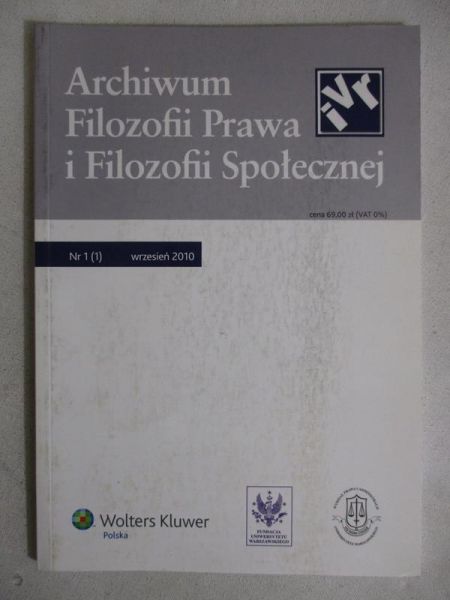 Bator Andrzej - Archiwum filozofii prawa i filozofii społecznej