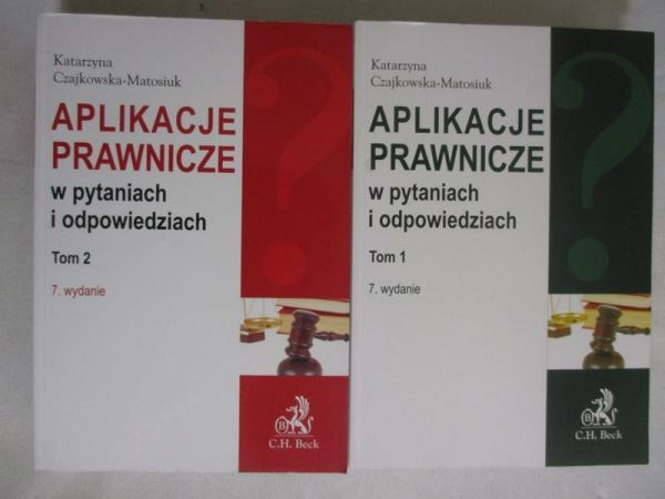 Aplikacje prawnicze w pytaniach i odpowiedziach t.1, 2