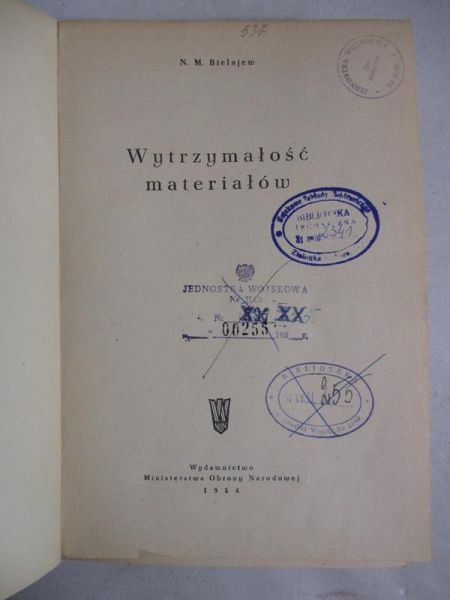 Bielajew M. - Wytrzymałość materiałów