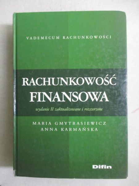Karmańska Anna - Rachunkowość finansowa