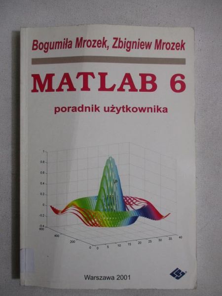 MATLAB 6. Poradnik użytkownika