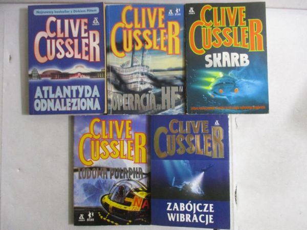 Cussler Clive - Zabójcze wibracje/Atlantyda odnaleziona/Lodowa pułapka/Skarb/Operacja"HF"