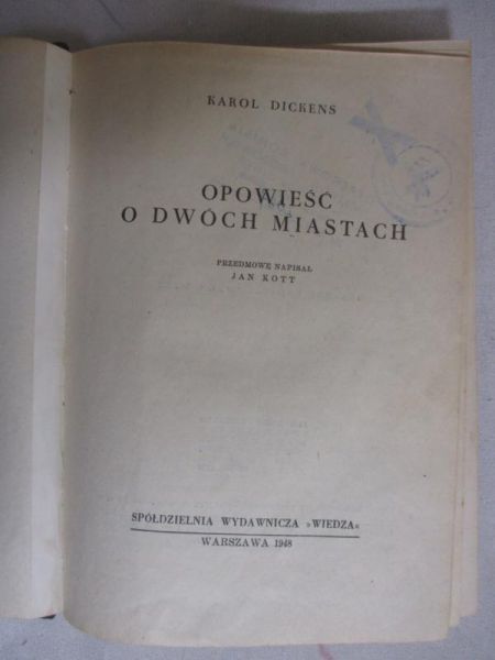 Opowieść o dwóch miastach, 1948 r.