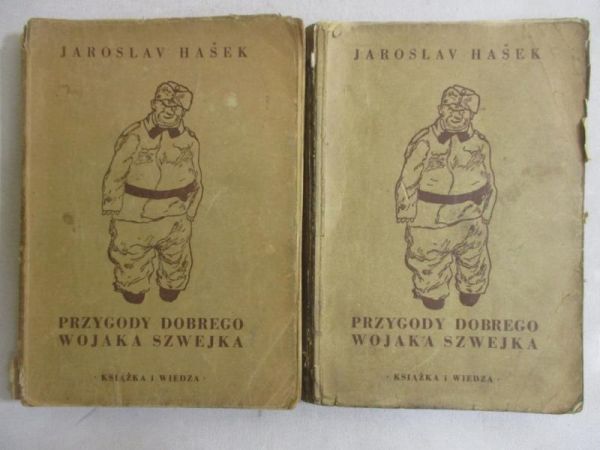 Hasek Jaroslav - Przygody dobrego wojaka Szwejka, Tom I-IV, 1949 r.