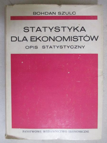 Statystyka dla ekonomistów