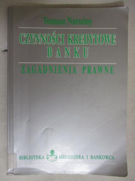 Czynności kredytowe banku