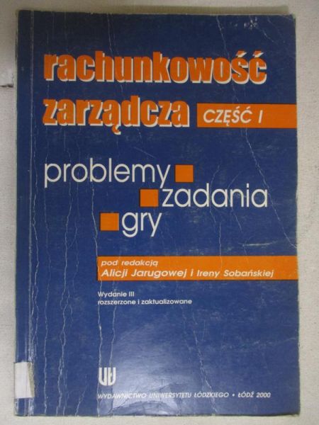 Rachunkowość zarządcza