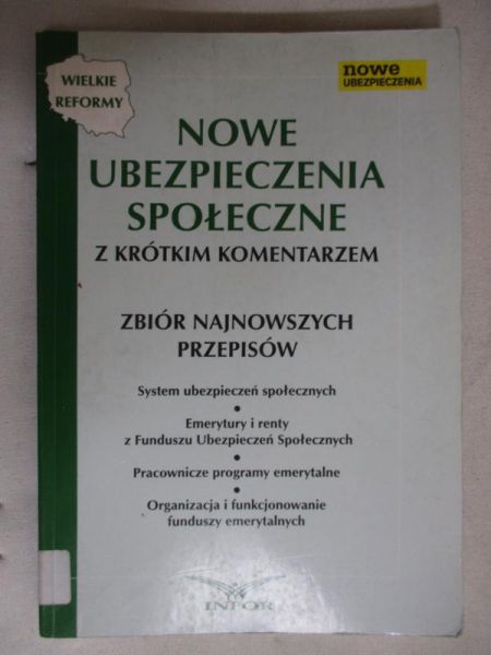 Nowe ubezpieczenia społeczne