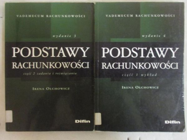 Podstawy rachunkowości, część 1-2