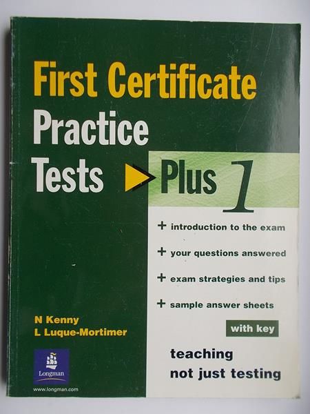 First Certificate Practice Tests- Plus 1
