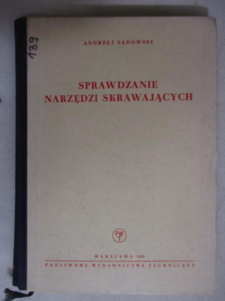 Sprawdzanie narzędzi skrawających