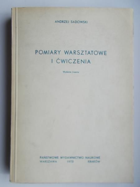 Pomiary warsztatowe i ćwiczenia
