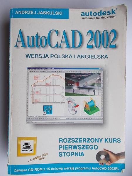 Auto CAD 2002, wersja polska i angielska + płyta CD