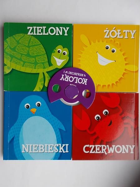 Kolory. 4 książeczki w 1